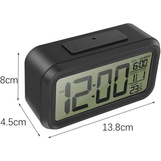 White Label Alarm Clock - Black - image 2