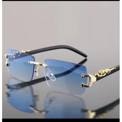 Fashion Rimless rectangular glasses men women