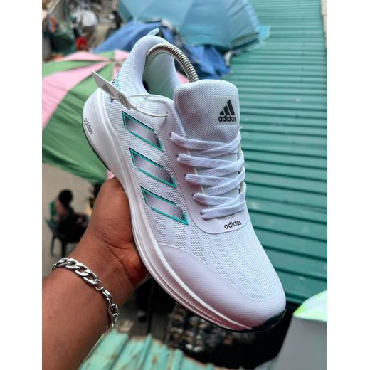 ADIDAS White/black running shoes