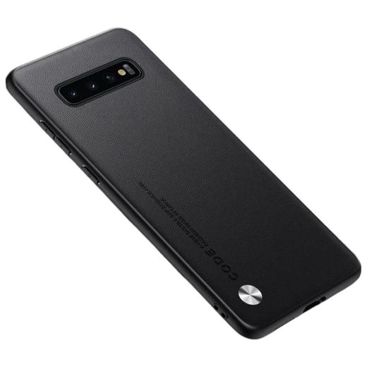 Generic Luxury PU Leather Case For Samsung Galaxy S10  Matte Cover Silicone Protection Phone Case For Samsung S10  Coque