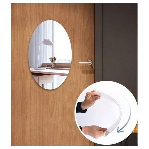 Generic Removable Acrylic Mirror Wall Sticker - image 2