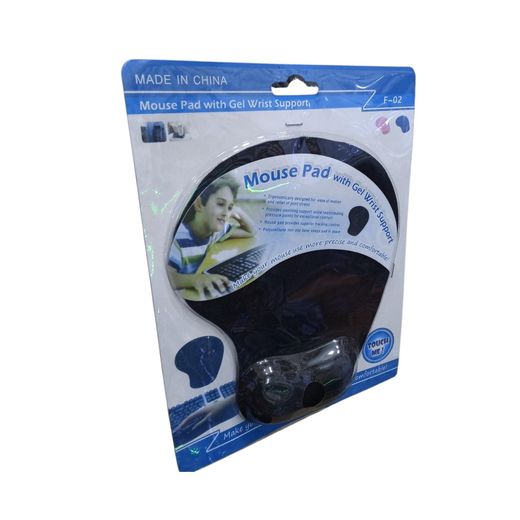 Mouse Pad with Gel Wrist Support 