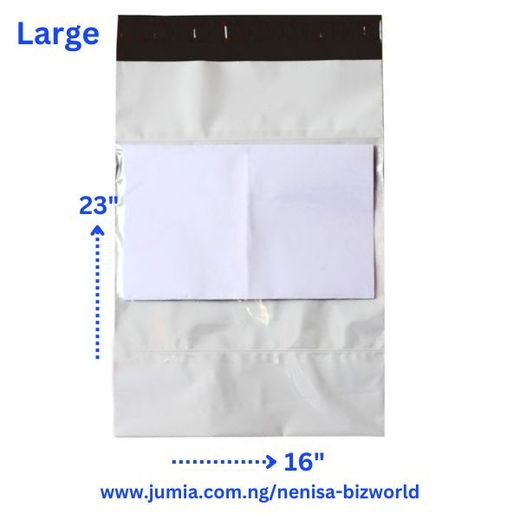 Generic Courier Bags / Courier Nylons / Poly Mailer- Invoice Pocket 25 Pcs Large- A2 -40x63cm -16/23 Inches - image 4