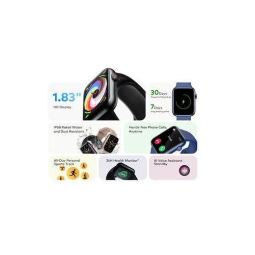 Generic Itel Smart Watch Itel SONES Smart Watch Native Storm midnight blue - image 3