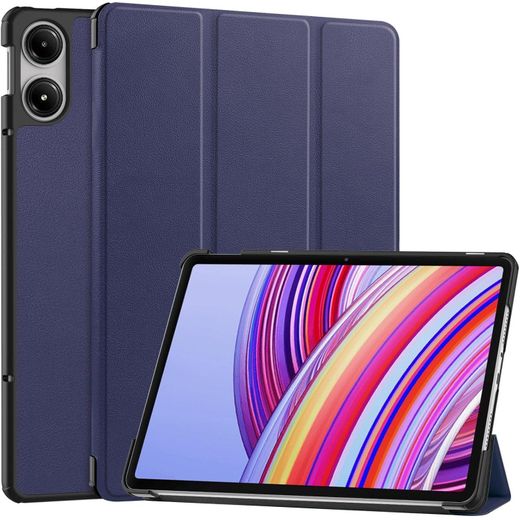 Generic Xiaomi Redmi Pad Pro 12.1 Inch Tablet Smart Leather Case & Screen Protector - Blue