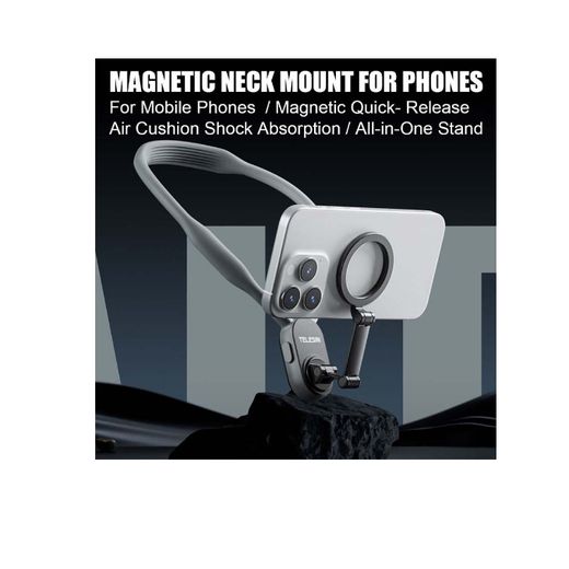 Generic TELESIN Silicone Neck Mount Magnetic Selfie Stick Neck Phone Holder - image 4
