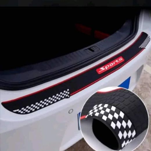 Universal Car Rear Bumper Protector Trunk Sill Guard Rubber Strip