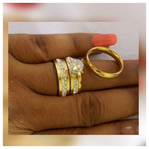 Stunning Wedding Couple Ring Set