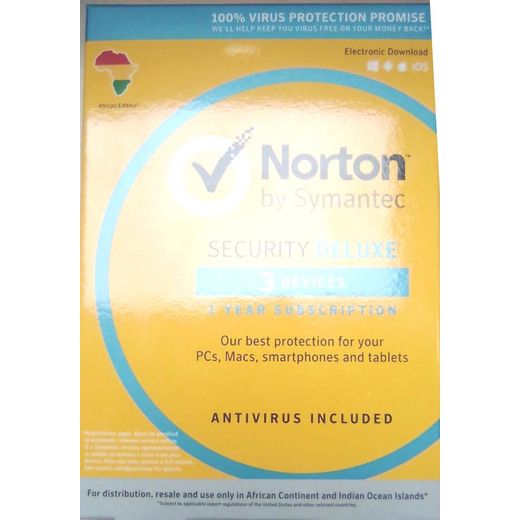 Norton Security  Deluxe License Key  - 3 Users