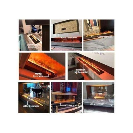 Generic 3D Electric Fireplace with Realistic Atomized Flame-1.5meter - image 2