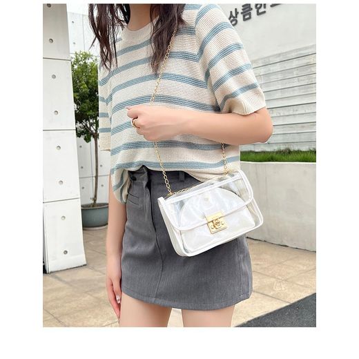 Bag Wizard BKSR Korean-Style Transparent Jelly Bag WHITE - image 2