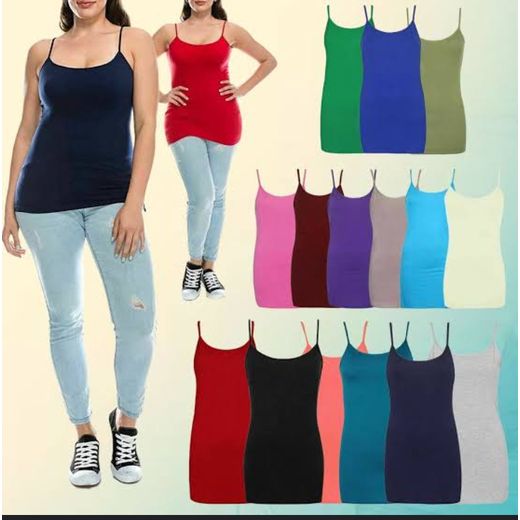 3 PIECES DIFFERENT COLORS SINGLET For Ladies