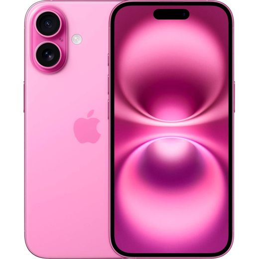 Apple iPhone 16 - 6.1" - 128GB ROM - 8GB RAM - Single Nano Sim - iOS 18 - Pink