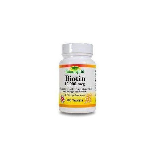 nature's field BIOTIN 10000MCG by 100 capsules