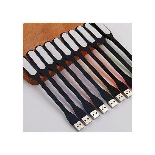 TEN FLEXIBLE USB LIGHT FOR COMPUTERS,LAPTOP & POWER BANK. BLACK COLOR