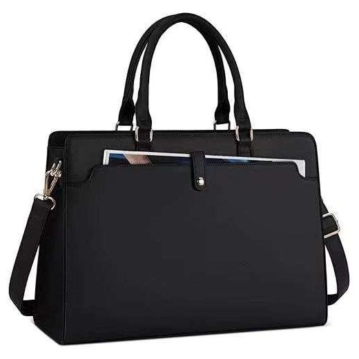 Black Office extra large laptop and other essentials quality Hand Bag