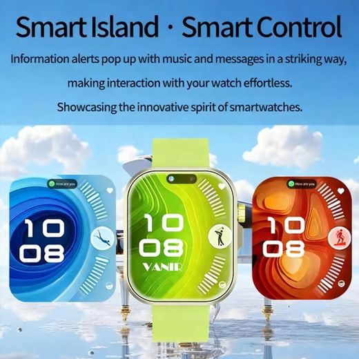 VANIR 2.19 HD Big Screen Smart Watch with Bluetooth Calling Fitness Tracker Multi Sport Long Battery Life Stylish Smartwatch for Men Women Compatible with iPhone Android Samsung Tecno Infinix Camon Hot - image 4