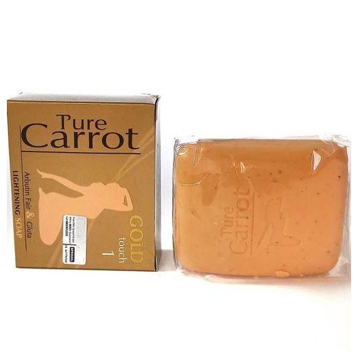 Pure Carrot Pure- Carrot Pure-Carrot Gold Arbutin Fair Lightening Soap 190g-3 Piece.