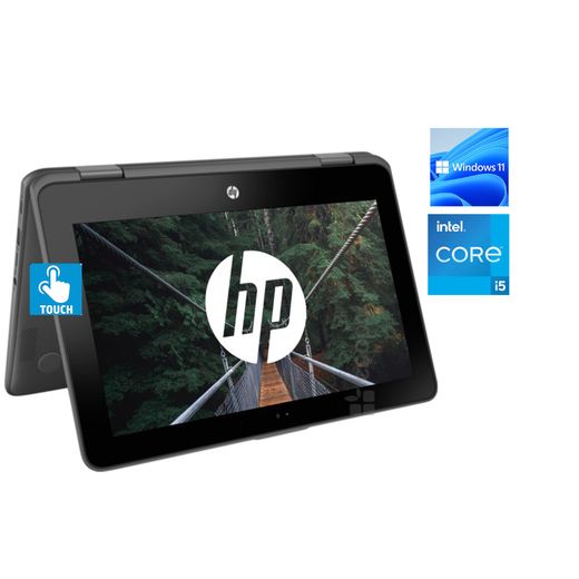 Hp  ProBook 11 X360- TOUCH- 512GB SSD/4GB RAM-Intel CELERON QUAD CORE WIN10 Pro +Mouse &USB Light - image 3