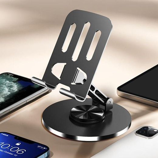 Generic Full Metal 360-Degree Rotating Stress-Relieving Phone and Tablet Universal Stand
