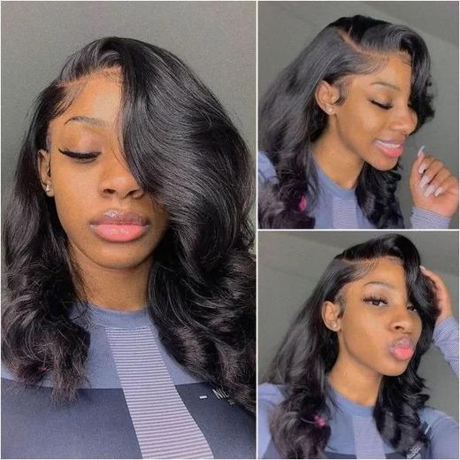 Charming Short Loose Body Wave frontal Wig