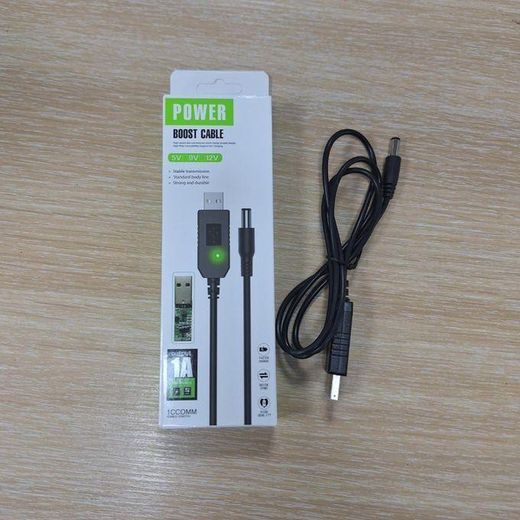 Generic Power Boost USB 9V/12V Converter Cable – 1m DC 2.1mm Plug - image 4