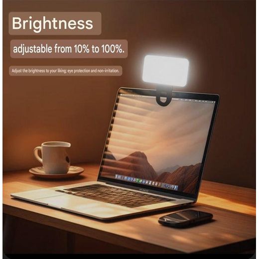 Generic RECHARGEABLE  LED CUBE LIGHT FOR PHONE SELFIE, LAPTOP & VIDEO STREAMING - image 3