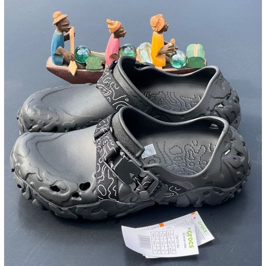 Crocs ORIGINAL BLACK EVALASTEN CLOGS SANDALS
