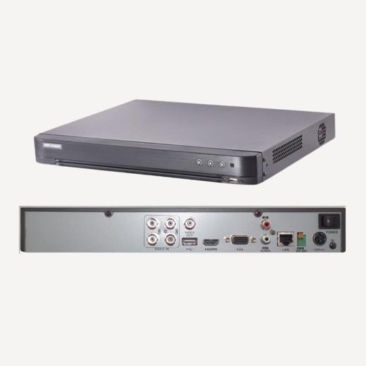 Hikvision 4 Ch 1080p 1U H.265 AcuSense DVR Hdtvi/ahd/Analog/IP With Audio IDS-7204HQHI-M1/S