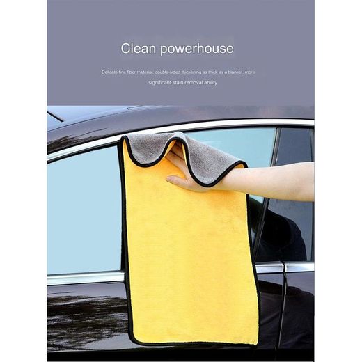 Generic Soft Absorbing Car Interior & Exterior Cleaning Towel - image 4