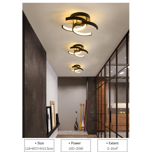 Lite Modern Living Room LED Ceiling Lamp Tricolor Light Change