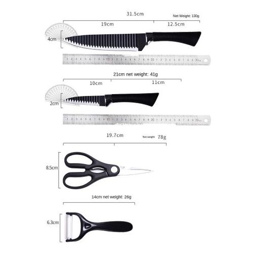 Generic 6 Pieces Cooking Knife Set - image 2