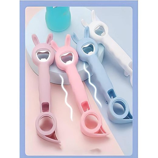 Generic 4 in 1 multi purpose opener(Beer/Soda Bottle Cap, Jar Opener, Lid Remover) - image 3