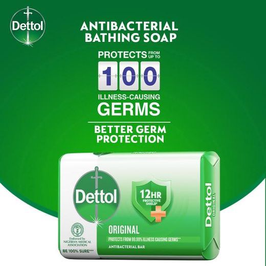 Dettol Antibacterial Bathing Soap - Original 70g - Pack of 6 - image 3