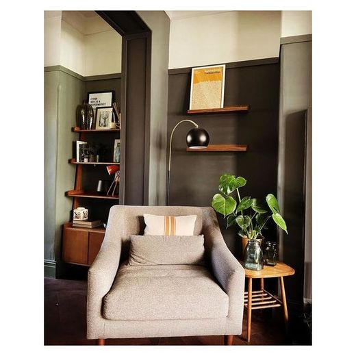 Jake Jak Arch Overrach Floor Lamp - Black & Brass - image 2