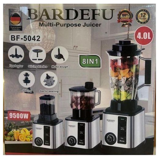BARDEFU 8in1 Multi-Purpose German Electric Blender Juicer 9500W 100% Copper Industrial Blending Machine - image 2