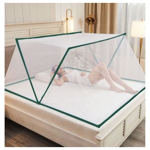 Foldable Treated Mosquito Net (6X 6 Bed Size)