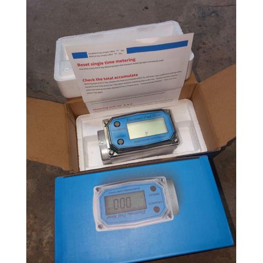 1inches Electronic Ful Flow Meter / Digital Ful Meter with LCD Display