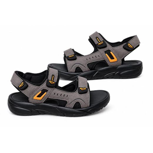 Fuse Men's Outdoor  Sandals-Grey & Black - image 2