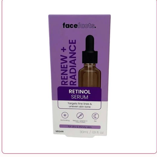 Face Facts Face Factss Renew & Radiance Retinol Facial Serum 30ML
