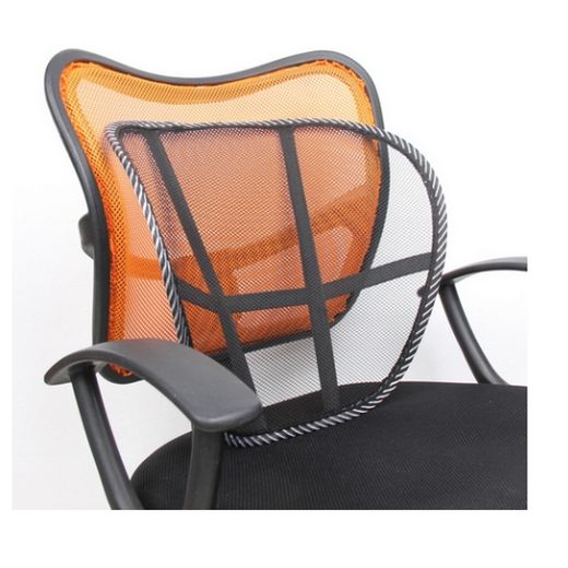 Generic Car Chair Mesh Seat Back Support Lumbar Massage Cushion Mesh Lumbar Back Brace Support Office Home Car Seat Chair Cushion Cool