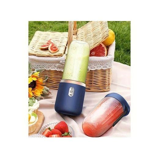International Chigo 2 In 1 Portable Blender And Juicer, 6 Blades And Dual Cups