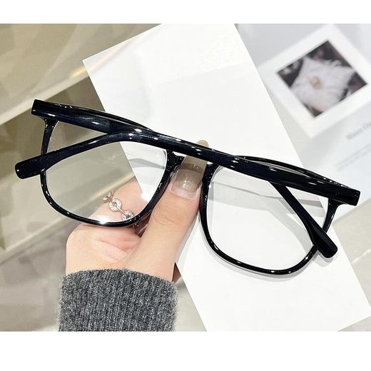 Fashion Unisex Square Black Frame Photochromic Glasses, Auto Turn Grey Under Sunlight, Anti UV  Spectacles, 4 In 1 Set With Glasses Case, Storage Pouch & Cleaning Cloth - image 4