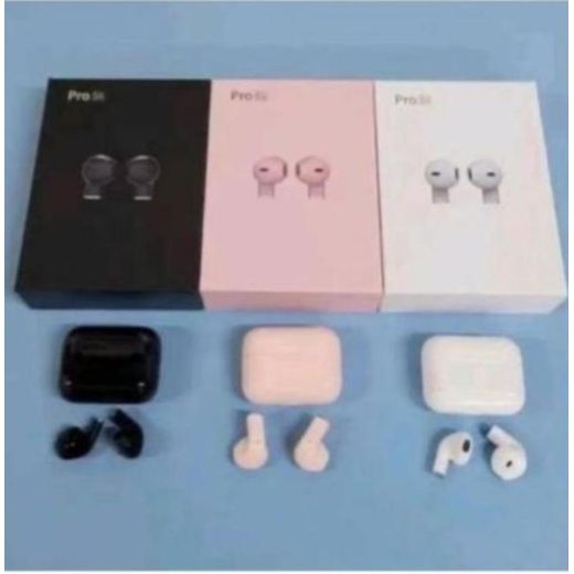 Generic Pro 5s High Quality Pods Compatible With IOS(iPhone) & Android Device- PINK - image 2