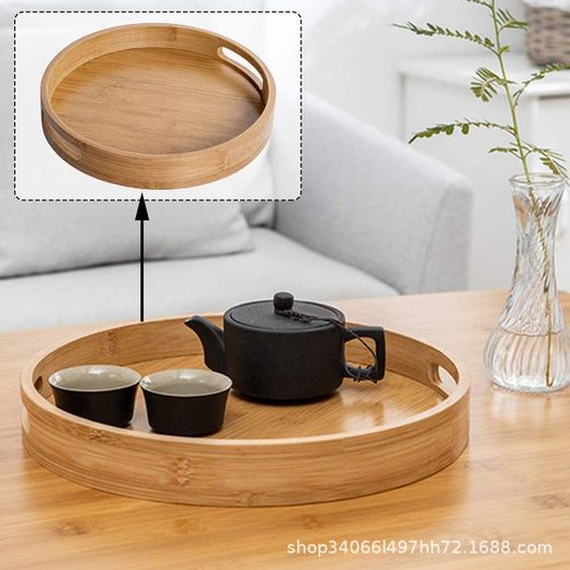 Generic Wooden Nested Tray -  3 Sets  Serving Tray - image 2