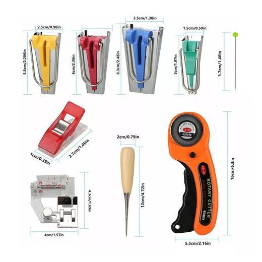 Generic Bias Tape Makers Set
