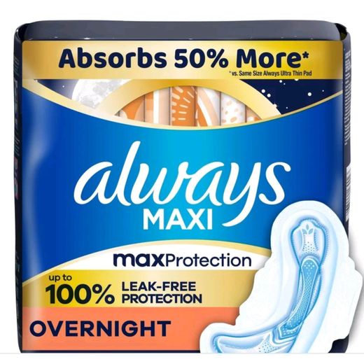 Generic 48-count Mega Pack of Always Maxi Size 4 Overnight Pads - image 2