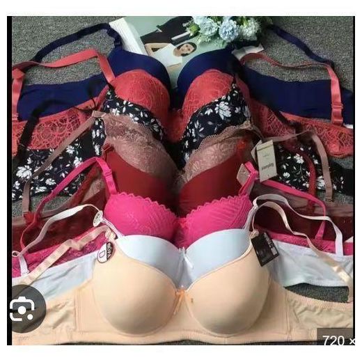 Ladies Push Up Multicolored Bra 1pcs