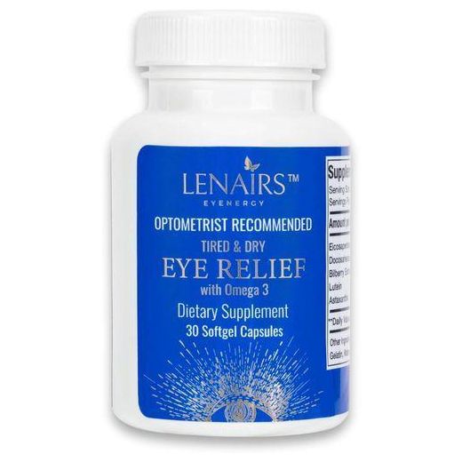 LENAIRS Advanced Tired & Dry Eye Relief Supplements 30 Softgel