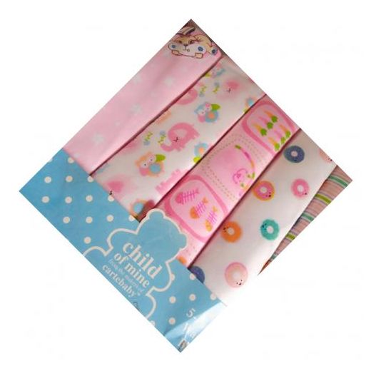 Generic 5 Piece Baby Receiving Blankets And Flannels - image 3